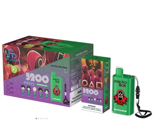 RandM Squid Box Disposable Vape Pens Portable 5200 Puffs 12ml