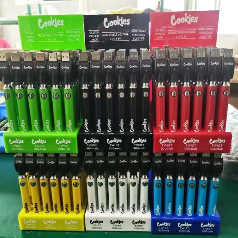 CBD Vape Cartridge Battery 900mAh Preheat With Logo Printing OEM