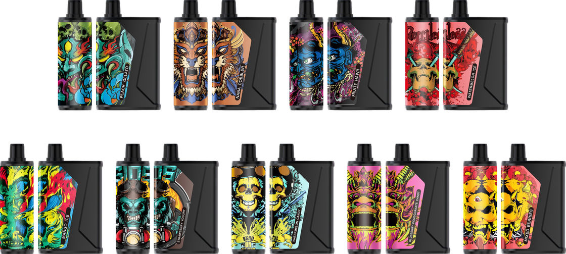 650Mah Rechargeable 6500 Puff Vape 16ml E Liquid With Mesh Coil