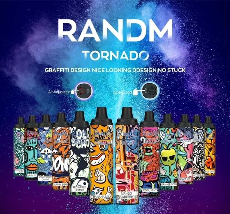 Electronic Disposable Vape Pens RandM Tornado 6000 Puffs 12ml