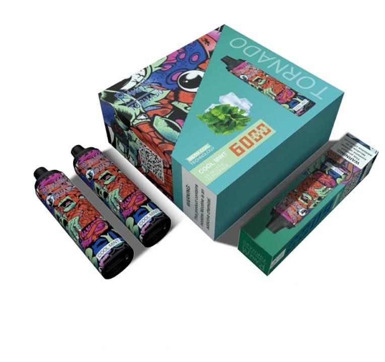 Electronic Disposable Vape Pens RandM Tornado 6000 Puffs 12ml