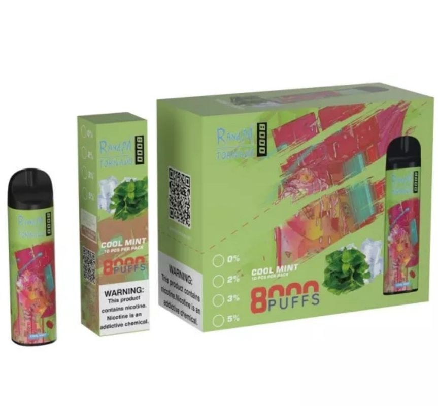 8000 Puffs Disposable Vape Pens , Vape E Cigs 16ml Nic Salt 1000Mah 1.6 Ohm