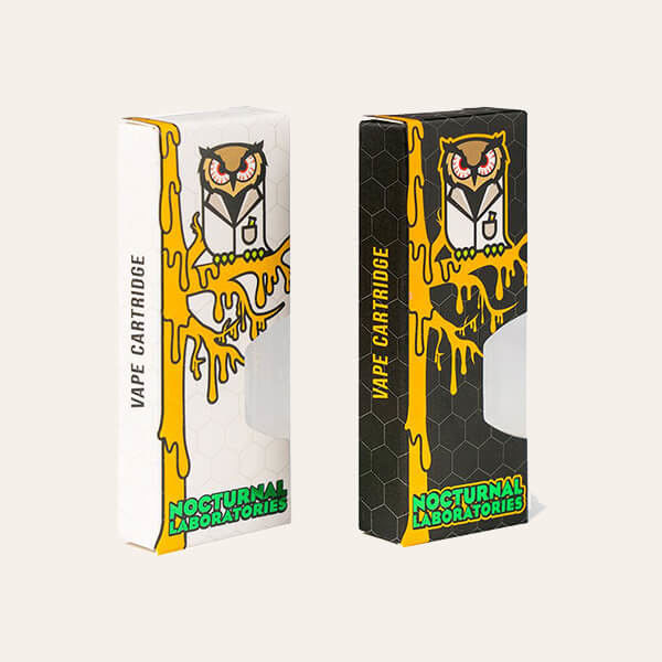 All Styles Vape CBD Box , Custom Vape Cartridge Packaging With Silk Printing