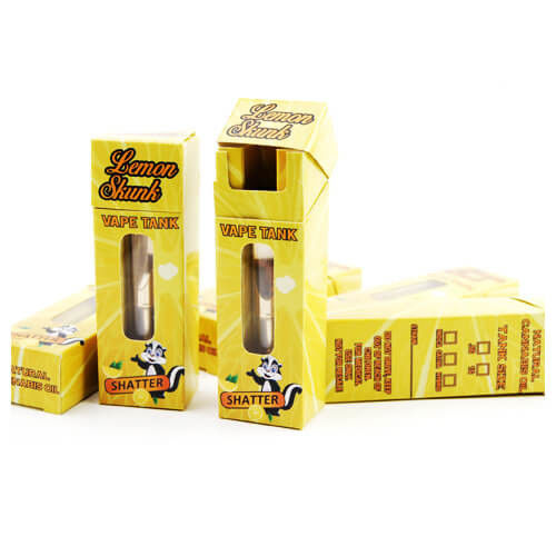 Cartridge Vape Packaging Box Disposable With Embossing Gold Printing