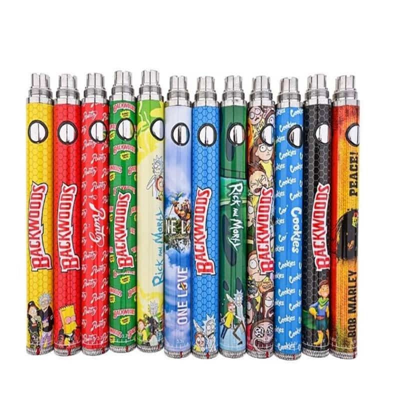 1100mAh Vape Preheat Battery Voltage Adjustable With Display Box ODM