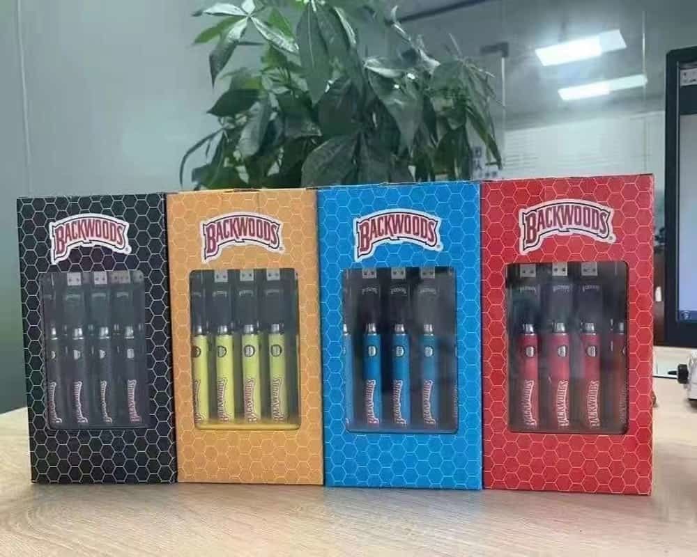 1100mAh Vape Preheat Battery Voltage Adjustable With Display Box ODM