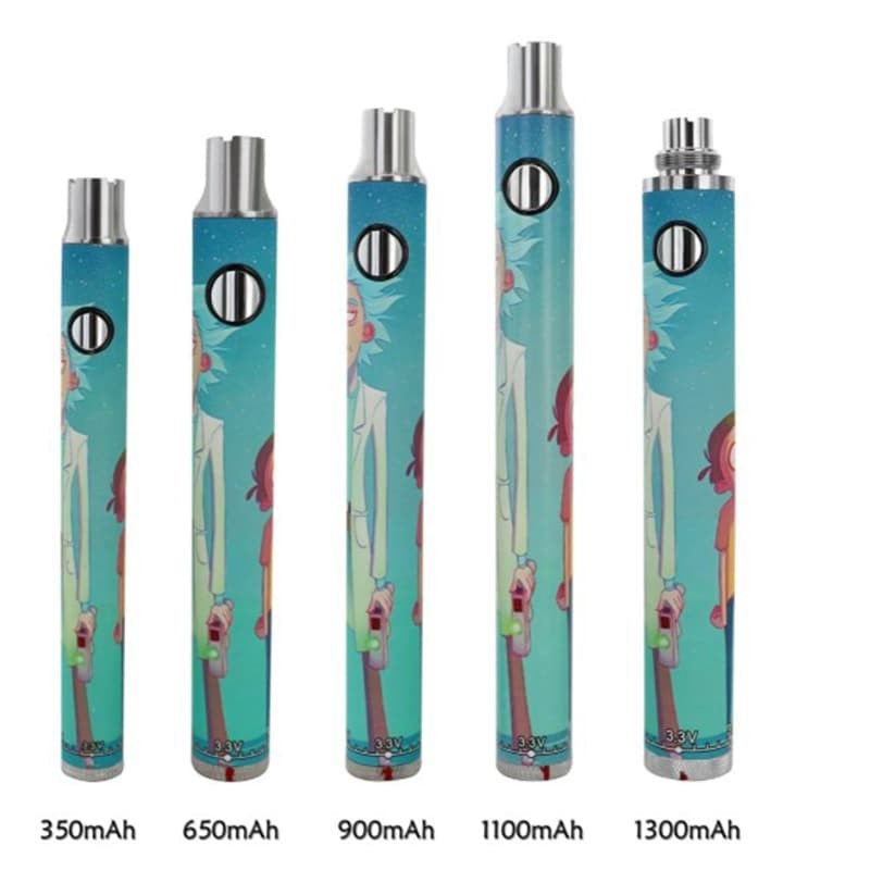 510 Thread 1300mAh Vape Cartridge Battery Voltage Adjustable For Vape Pen