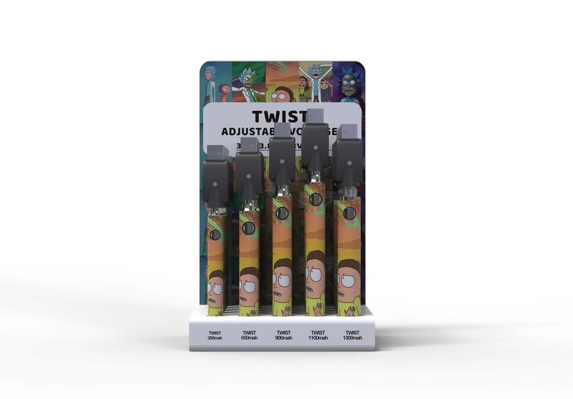 510 Thread 1300mAh Vape Cartridge Battery Voltage Adjustable For Vape Pen