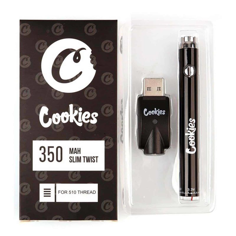 350mAh Cookies Vape Battery Kit Voltage Adjustable Rechargeable