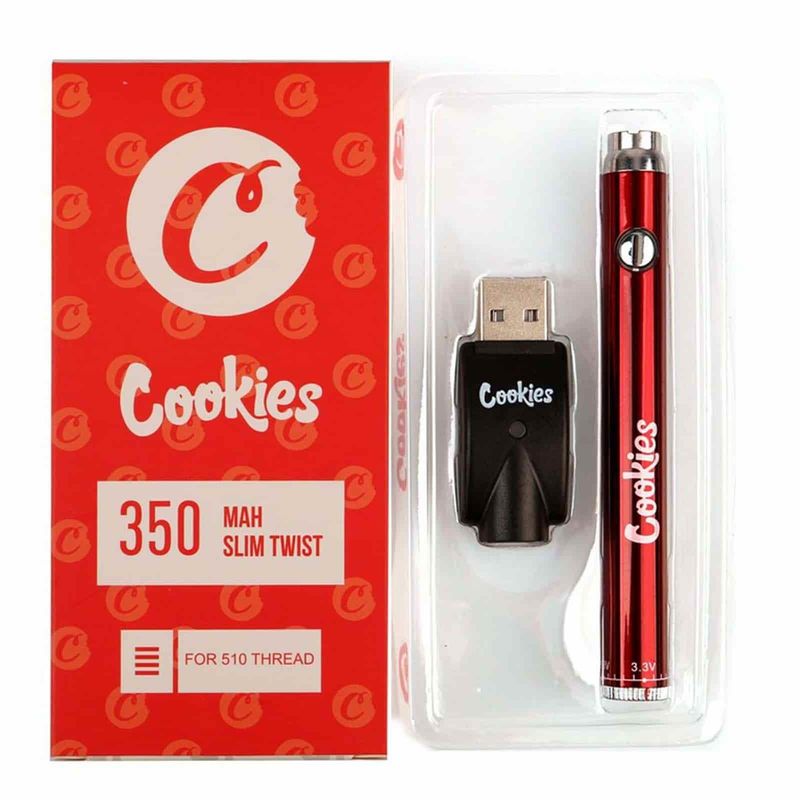 350mAh Cookies Vape Battery Kit Voltage Adjustable Rechargeable