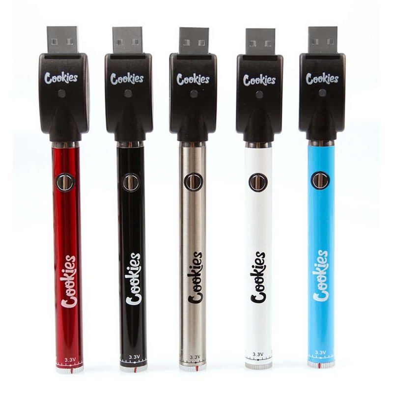 350mAh Cookies Vape Battery Kit Voltage Adjustable Rechargeable