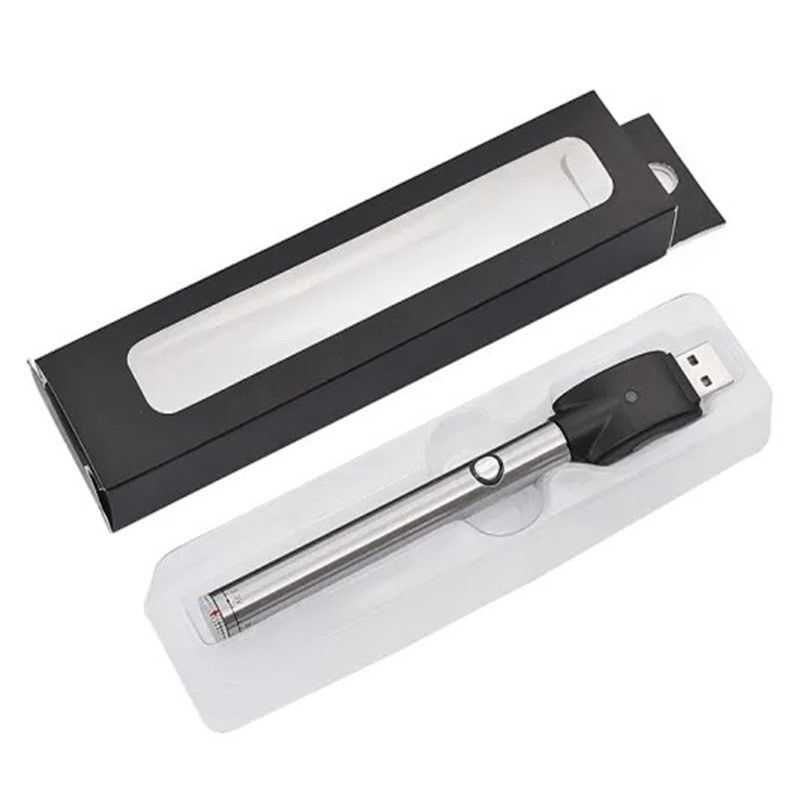 Voltage Adjustable Vape Cartridge Battery CBD 380mAh Rechargeable 510 Preheat