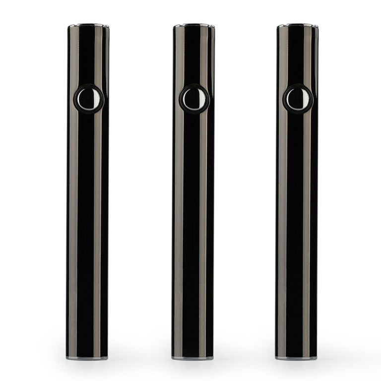 CBD 380mAh USB Vape Battery Rechargeable With Black Bottom Voltage Adjustable