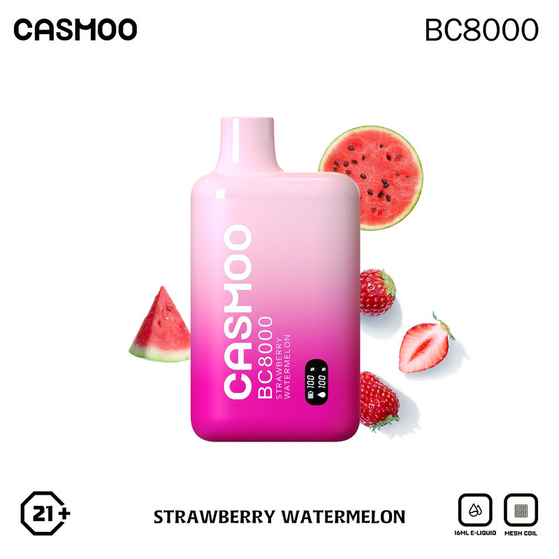 Smart 8000 Puff Vape Casmoo BC8000 Type C Rechargeable Disposable Vape OEM / ODM