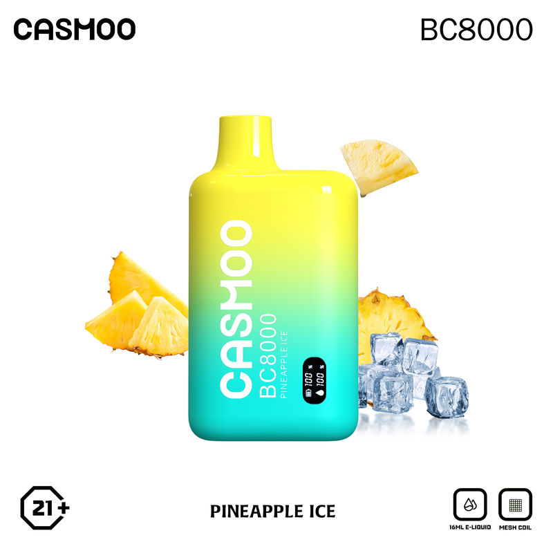 Smart 8000 Puff Vape Casmoo BC8000 Type C Rechargeable Disposable Vape OEM / ODM