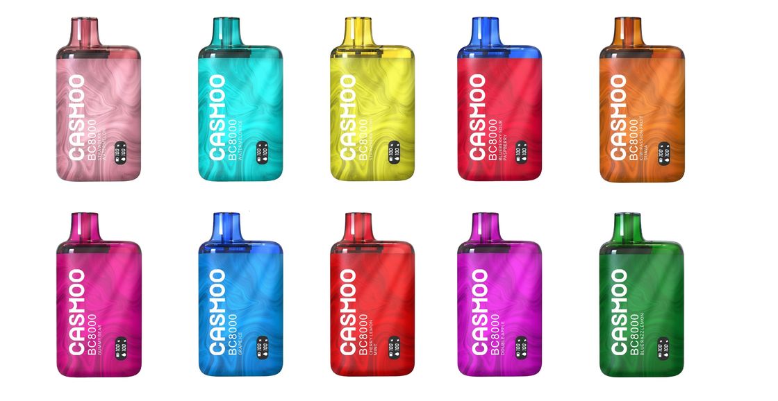 Mesh Coil 8000 Puff Vape Rechargeable Disposable Vape Mixed Fruits Flavor With LCD Screen