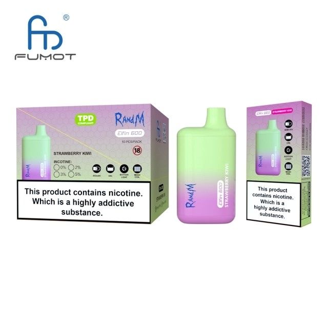 FUMOT ORIGINAL RANDM ELFIN 600 DISPOSABLE VAPE POD DEVICE WHOLESALE TPD (600 PUFFS)