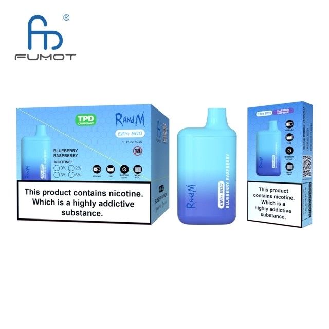Long Lasting Vape Liquid Electronic Cigarette 2ML RandM Elfin 600
